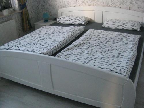 Postel nebo postele na pokoji v ubytování Ferienwohnung Adele
