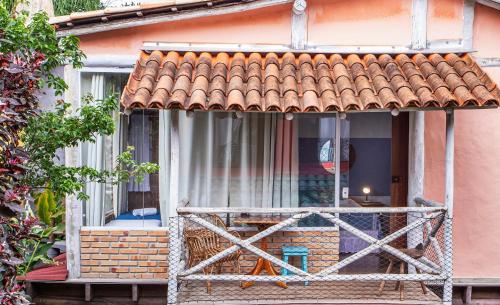 Μπαλκόνι ή βεράντα στο Pousada Recanto da Villa