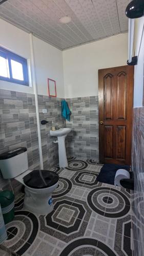 Koupelna v ubytování Apartamento Santa Barbara
