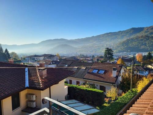 Nespecifikovaný výhled na hory nebo výhled na hory při pohledu z apartmánu