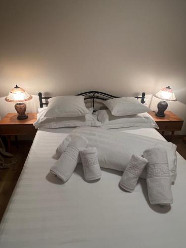 Postel nebo postele na pokoji v ubytování Apartament HERA