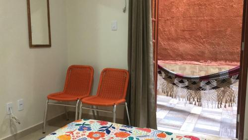 Ruang duduk di Apartamento em Lencois No 01- Primavera