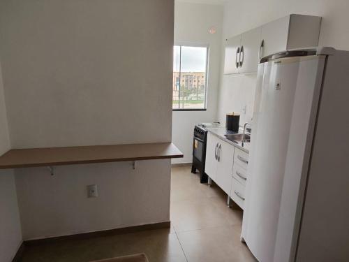Köök või kööginurk majutusasutuses Apartamento de 1 quarto próximo a 101