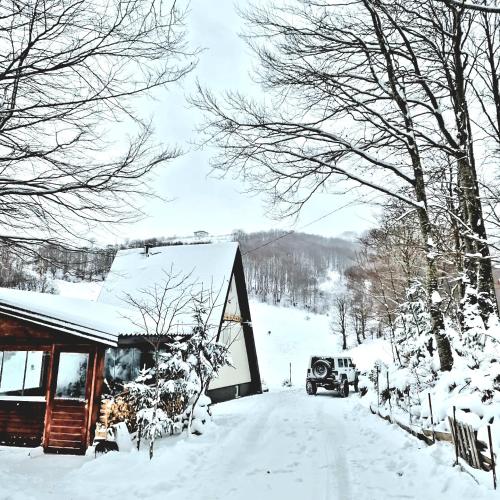 Weekend house NEST Bjelašnica v zimě