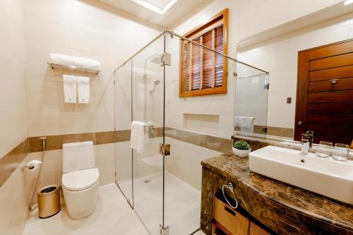 Koupelna v ubytování Highland Bali Villas, Resort and Spa