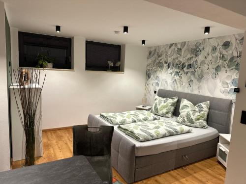 Postel nebo postele na pokoji v ubytování Marleens Ferienwohnung in Schwerin