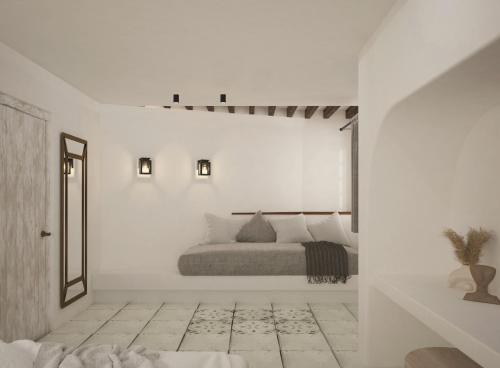 Una cama o camas en una habitación de Chez Sophie
