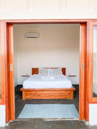 Katil atau katil-katil dalam bilik di Turtle House Surf & Stay