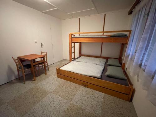 Postel nebo postele na pokoji v ubytování Chata Svoboda