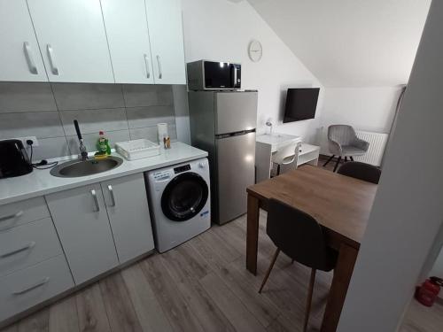 Køkken eller tekøkken på Old Town Studio 1 Apartment nr 3