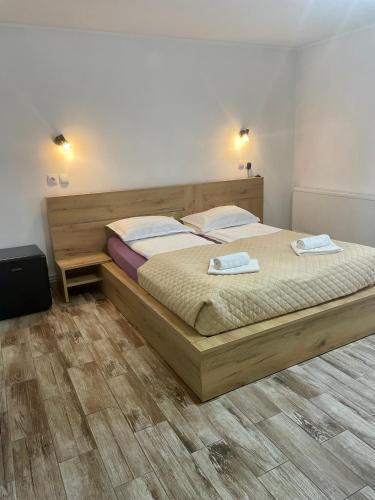 Postel nebo postele na pokoji v ubytování La Turcu