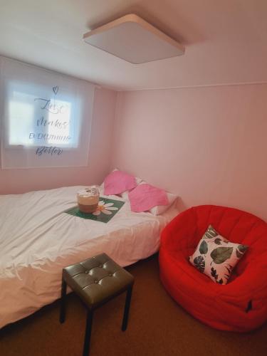 Postel nebo postele na pokoji v ubytování SPACE Guesthouse