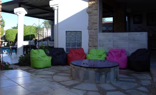 Χώρος καθιστικού στο Xaviera Guest House