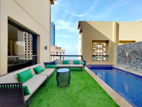Elan Murjan Rimal Suites, Sea in 3 min walk! 6 Bedrooms & Hall, Massive Layout