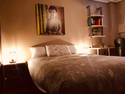 Postel nebo postele na pokoji v ubytování Casa Rural confortable
