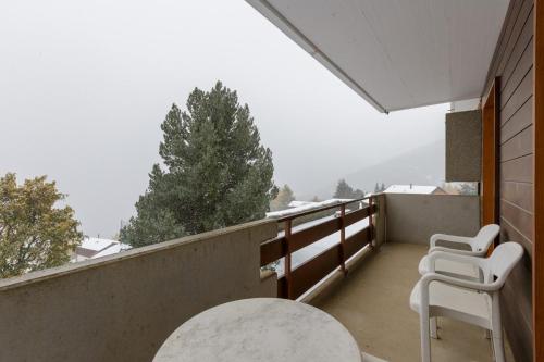 Μπαλκόνι ή βεράντα στο Nevada 205 4 pax centrally lain apartment with garage
