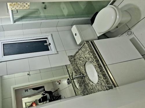 Koupelna v ubytování Flat Muro alto clube