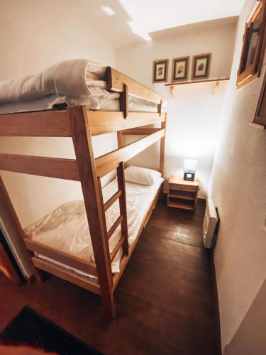 Двуетажно легло или двуетажни легла в стая в Les Chardons Verts, Studio Pied de pistes