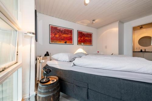 Postel nebo postele na pokoji v ubytování Bed & Breakfast Horsens - Udsigten