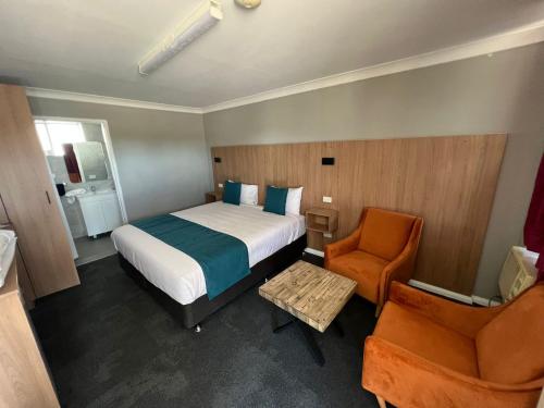 Katil atau katil-katil dalam bilik di Adrian Motel