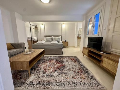 The blue house Athens