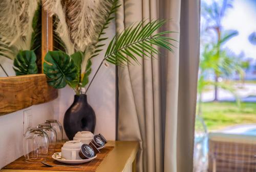 Zahrada ubytování Alia Beachfront Suites and Spa