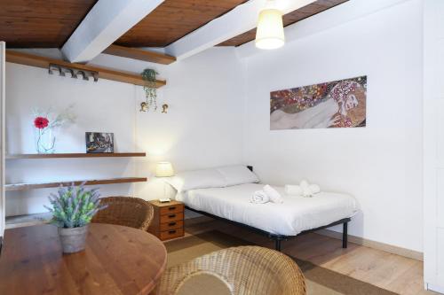 Кровать или кровати в номере Primopiano - Colonne 67