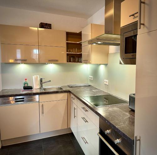 Cuisine ou kitchenette dans l'établissement Chalet Maiskogel Kaprun