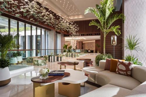 Posezení v ubytování Anantara Downtown Dubai