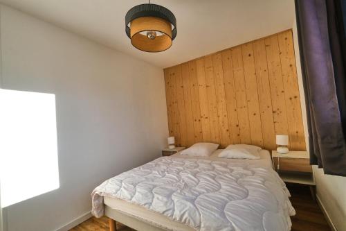 Postel nebo postele na pokoji v ubytování Lac Blanc
