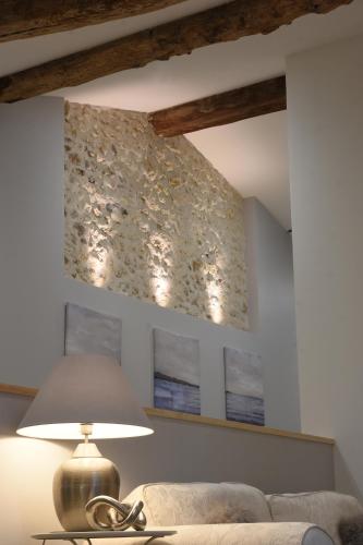 Ein Bett oder Betten in einem Zimmer der Unterkunft Girauderies Chambres d'Hotes/B+B