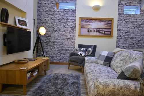 Μια τηλεόραση ή/και κέντρο ψυχαγωγίας στο The Little Pheasant Apartment Ironbridge Gorge