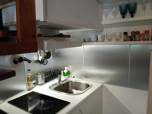 Kuchyň nebo kuchyňský kout v ubytování El Pozo-Villalobos Suite
