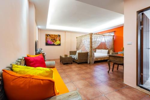 Katil atau katil-katil dalam bilik di Songyuan 68 Villa