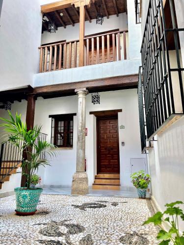 Balkoni atau teres di SUITES CASA DE LAS COLUMNAS