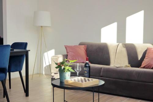 Area soggiorno di Siena Hills Apartments