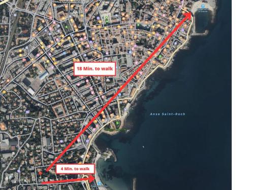 Studio proche plage et vieil Antibes + Parking photo 18