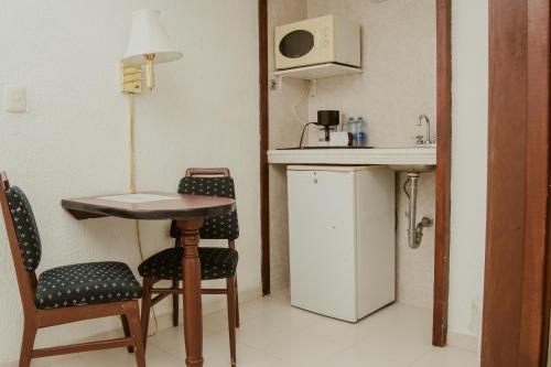 Η κουζίνα ή μικρή κουζίνα στο Hotel Posada San Agustin