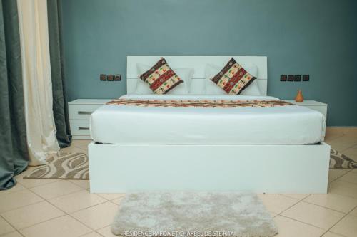 Cama o camas de una habitación en Résidence Rafqa & Charbel