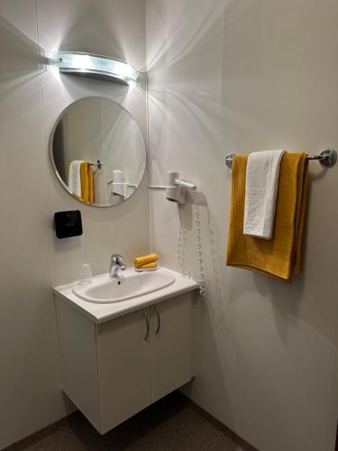 Staðarflöt Apartmentsにあるバスルーム