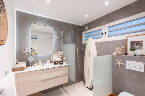 Koupelna v ubytování Art et mer suite Saint barth