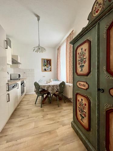 Dapur atau dapur kecil di 3 Zimmer Apart Bergblick
