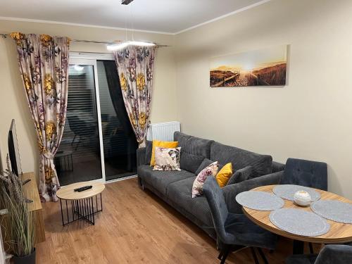 Χώρος καθιστικού στο Apartament Świt nad Bałtykiem