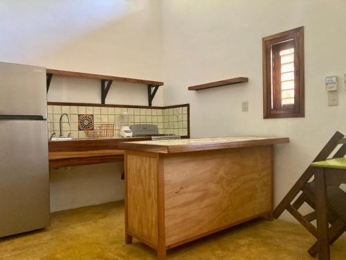 O bucătărie sau chicinetă la Posada Paloma