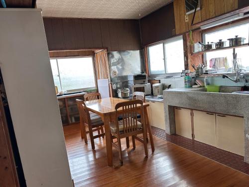 Kuchyň nebo kuchyňský kout v ubytování Guest House Island