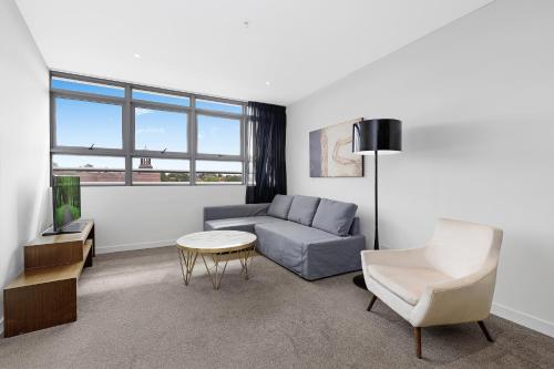 Posezení v ubytování Premium Apartments Chatswood