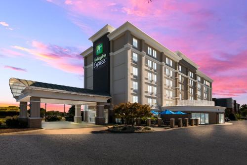 a rendering of a hotel with a building at Holiday Inn Express Hotels- Hampton by IHG in Hampton