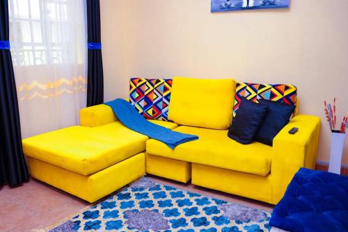 พื้นที่นั่งเล่นของ Naivasha 1 bedroom - Rated Best