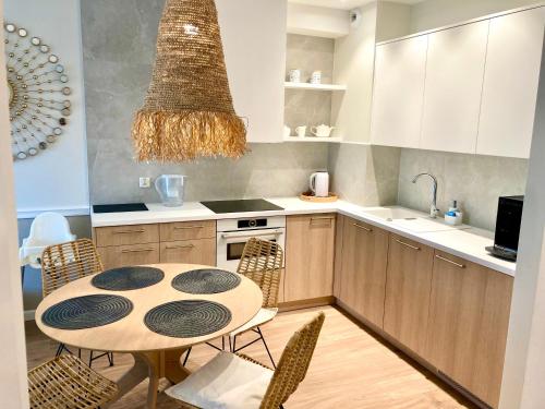 Dapur atau dapur kecil di e-baltic - Niechorze, Your beachfront apartments,