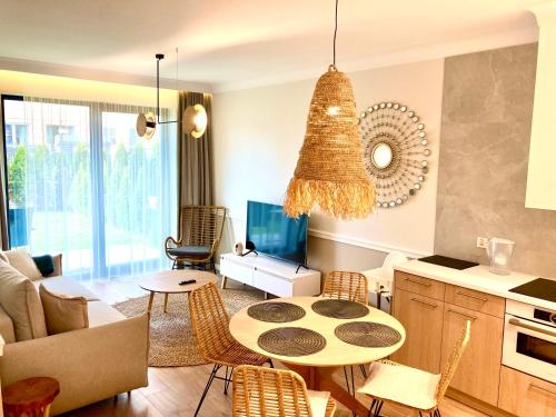Dapur atau dapur kecil di e-baltic - Niechorze, Your beachfront apartments,